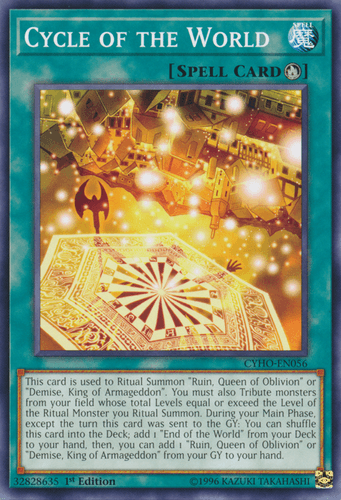 Cycle of the World - CYHO-EN056 Common 1st Edition