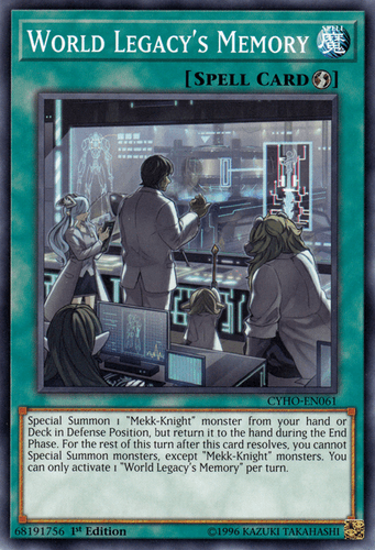 World Legacy's Memory - CYHO-EN061 Common 1st Edition