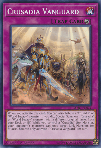 Crusadia Vanguard - CYHO-EN071 Common 1st Edition