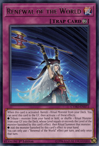 Renewal of the World - CYHO-EN072 Rare Unlimited