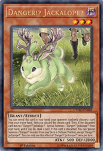 Danger!? Jackalope? - CYHO-EN085 Ultra Rare 1st Edition