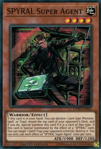 SPYRAL Super Agent - CYHO-ENSE1 Super Rare Limited Edition