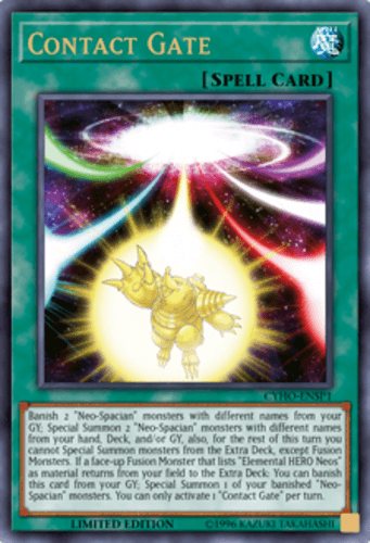 Contact Gate - CYHO-ENSP1 Ultra Rare Limited Edition