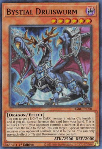 Bystial Druiswurm - DABL-EN008 Super Rare 1st Edition