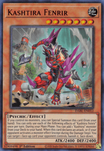 Kashtira Fenrir - DABL-EN012 Ultra Rare 1st Edition