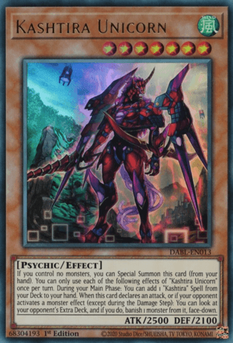 Kashtira Unicorn - DABL-EN013 Ultra Rare 1st Edition