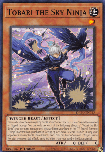 Tobari the Sky Ninja - DABL-EN015 Common 1st Edition