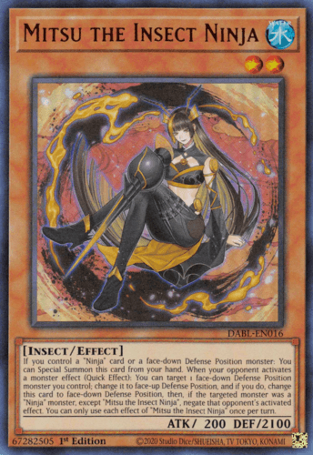 Mitsu the Insect Ninja - DABL-EN016 Starlight Rare 1st Edition