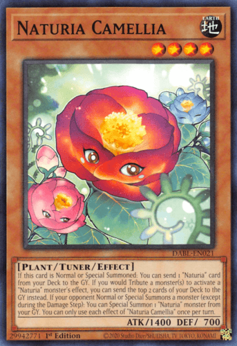 Naturia Camellia - DABL-EN021 Common 1st Edition