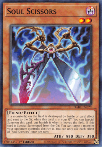 Soul Scissors - DABL-EN029 Common 1st Edition