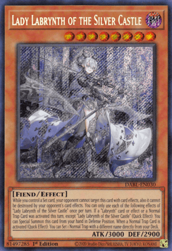 Lady Labrynth of the Silver Castle - DABL-EN030 Secret Rare 1st Edition