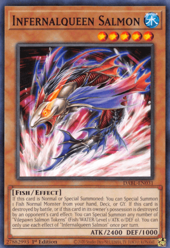 Infernalqueen Salmon - DABL-EN031 Common 1st Edition