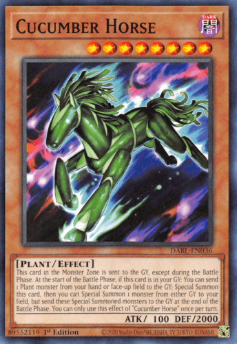 Cucumber Horse - DABL-EN036 Common 1st Edition