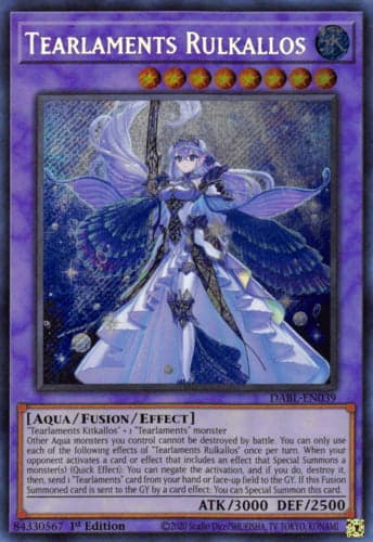 Tearlaments Rulkallos - DABL-EN039 Starlight Rare 1st Edition