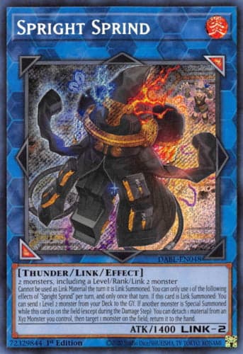Spright Sprind - DABL-EN048 Secret Rare 1st Edition