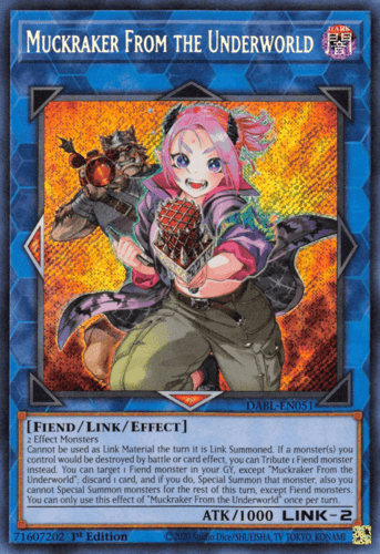 Muckraker From the Underworld - DABL-EN051 Secret Rare 1st Edition