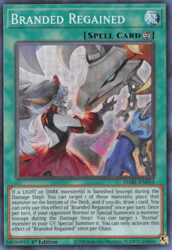 Branded Regained - DABL-EN053 Super Rare 1st Edition