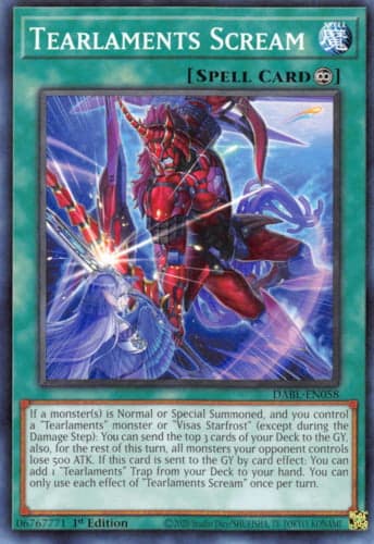 Tearlaments Scream - DABL-EN058 Common 1st Edition