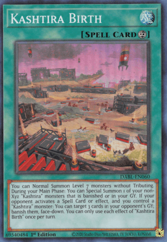 Kashtira Birth - DABL-EN060 Super Rare 1st Edition