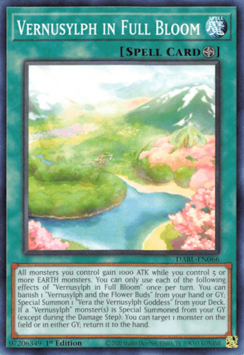 Vernusylph in Full Bloom - DABL-EN066 Common 1st Edition