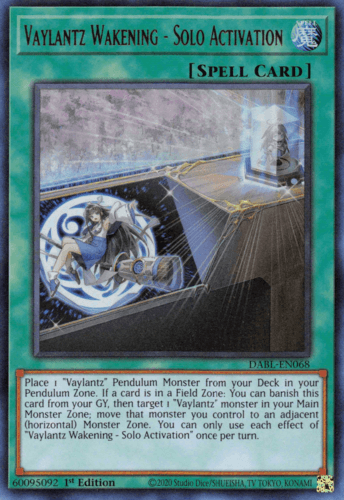 Vaylantz Wakening - Solo Activation - DABL-EN068 Ultra Rare 1st Edition