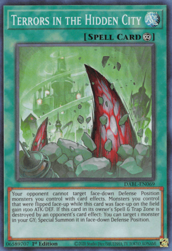 Terrors in the Hidden City - DABL-EN069 Super Rare 1st Edition