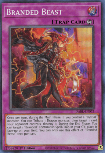 Branded Beast - DABL-EN073 Super Rare 1st Edition