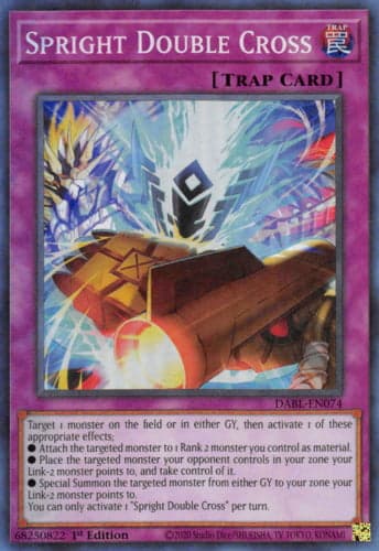 Spright Double Cross - DABL-EN074 Super Rare 1st Edition