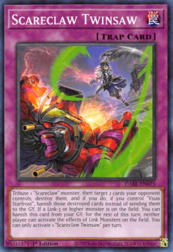 Scareclaw Twinsaw - DABL-EN075 Common 1st Edition