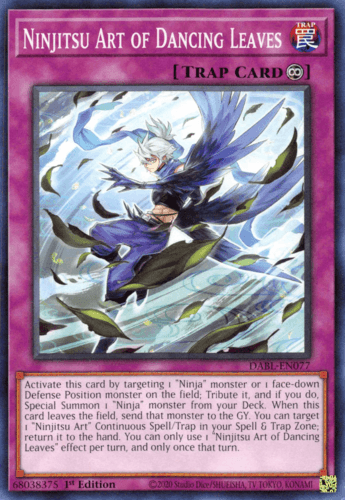 Ninjitsu Art of Dancing Leaves - DABL-EN077 Common 1st Edition