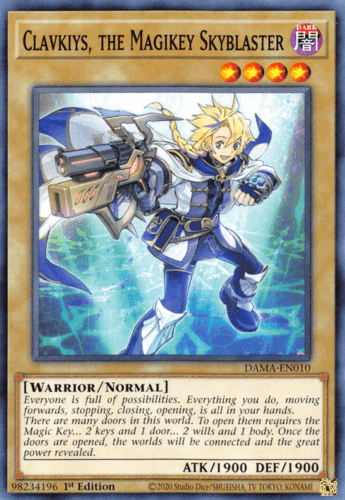 Clavkiys, the Magikey Skyblaster - DAMA-EN010 Common 1st Edition