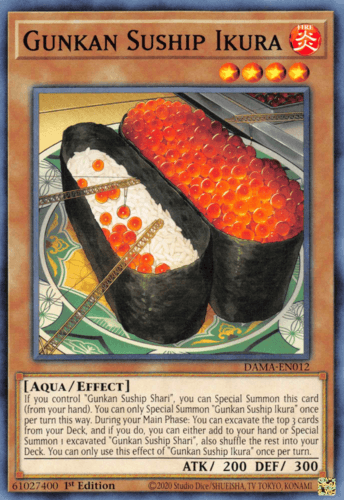 Gunkan Suship Ikura - DAMA-EN012 Common 1st Edition