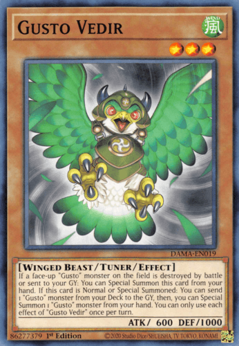 Gusto Vedir - DAMA-EN019 Common 1st Edition