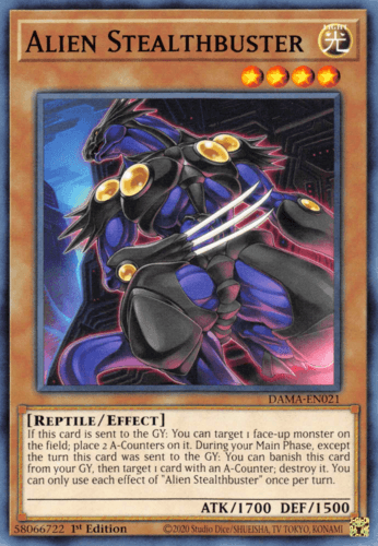 Alien Stealthbuster - DAMA-EN021 Common 1st Edition