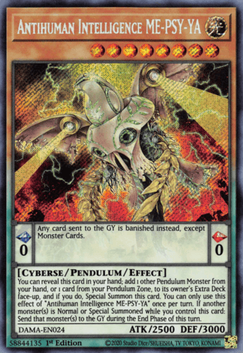 Antihuman Intelligence ME-PSY-YA - DAMA-EN024 Starlight Rare 1st Edition