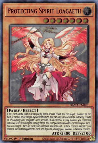Protecting Spirit Loagaeth - DAMA-EN025 Ultra Rare 1st Edition