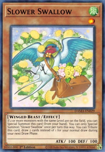 Slower Swallow - DAMA-EN029 Common 1st Edition