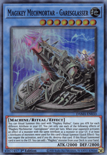 Magikey Mechmortar - Garesglasser - DAMA-EN033 Super Rare 1st Edition