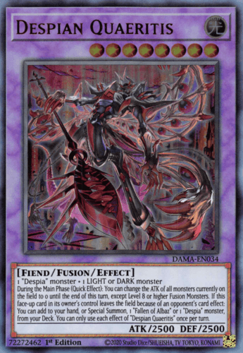 Despian Quaeritis - DAMA-EN034 Ultra Rare 1st Edition