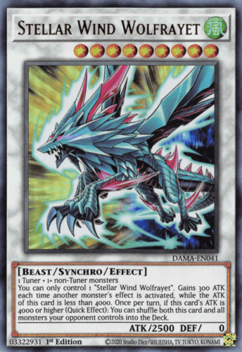 Stellar Wind Wolfrayet - DAMA-EN041 Ultra Rare 1st Edition
