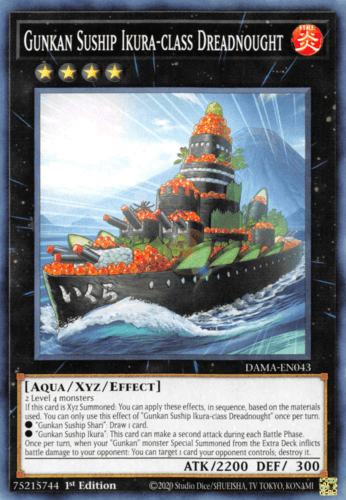 Gunkan Suship Ikura-class Dreadnought - DAMA-EN043 Common 1st Edition