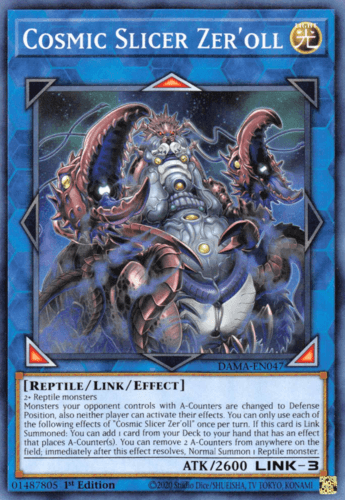 Cosmic Slicer Zer'oll - DAMA-EN047 Common 1st Edition