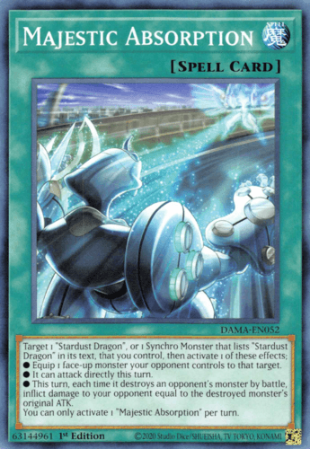 Majestic Absorption - DAMA-EN052 Common 1st Edition