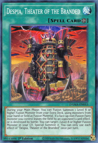 Despia, Theater of the Branded - DAMA-EN053 Common 1st Edition