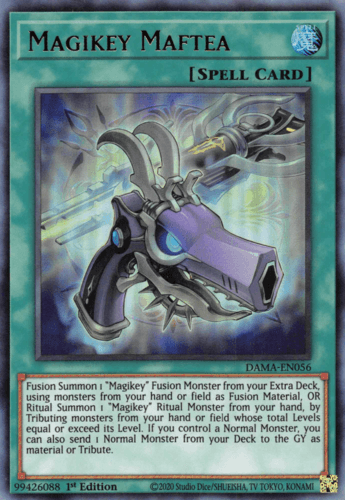 Magikey Maftea - DAMA-EN056 Ultra Rare 1st Edition