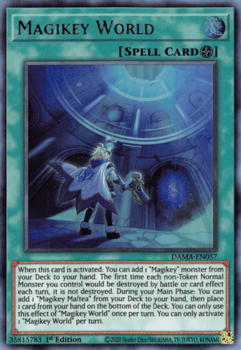 Magikey World - DAMA-EN057 Ultra Rare 1st Edition