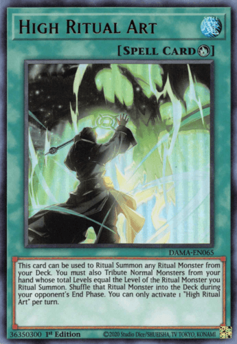 High Ritual Art - DAMA-EN065 Ultra Rare 1st Edition