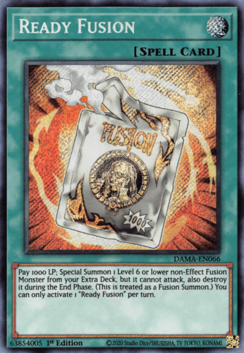 Ready Fusion - DAMA-EN066 Secret Rare 1st Edition