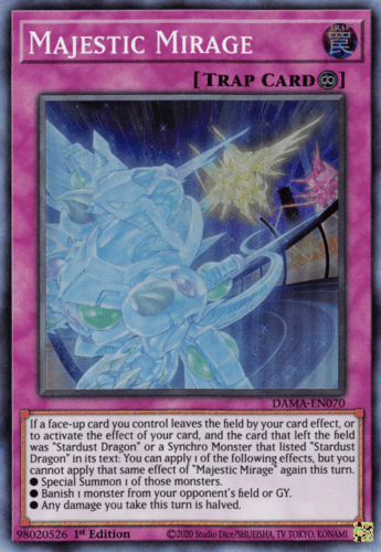 Majestic Mirage - DAMA-EN070 Super Rare 1st Edition