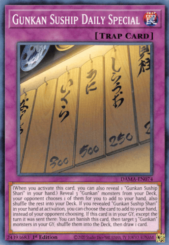 Gunkan Suship Daily Special - DAMA-EN074 Common 1st Edition